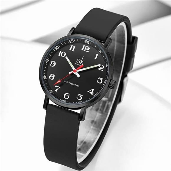 SK Ultra Thin Fashion Sport Sweatproof Women Watch, Silicone Band main image 2